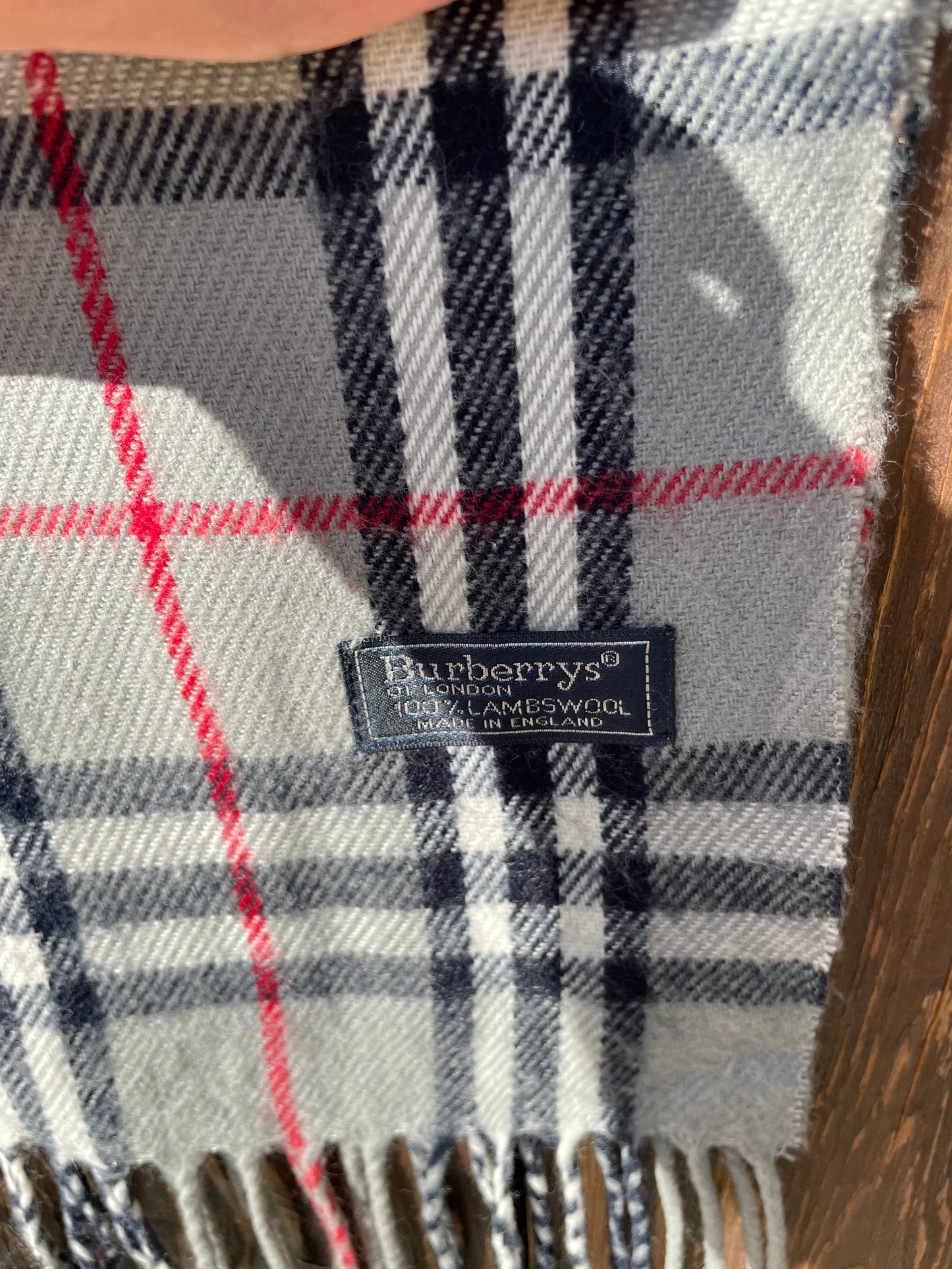 00s Burberry Nova Check lambswool Scarf