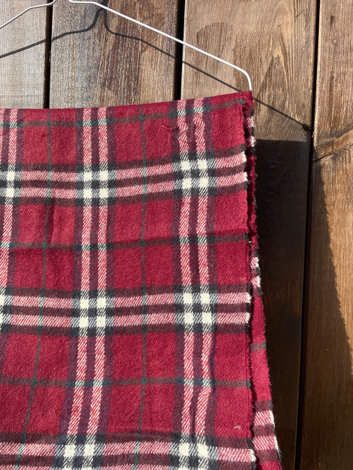 00s Burberry Nova Check lambswool Scarf