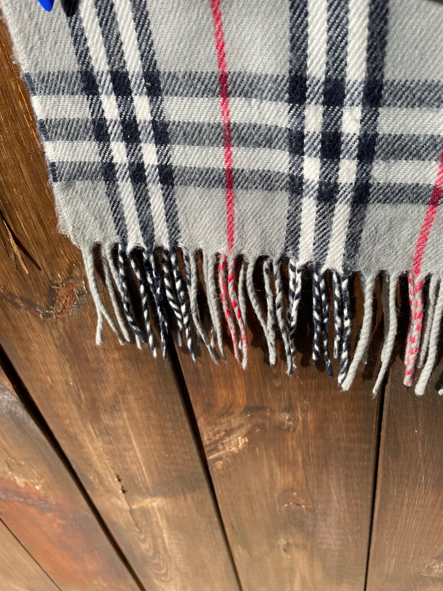 00s Burberry Nova Check lambswool Scarf