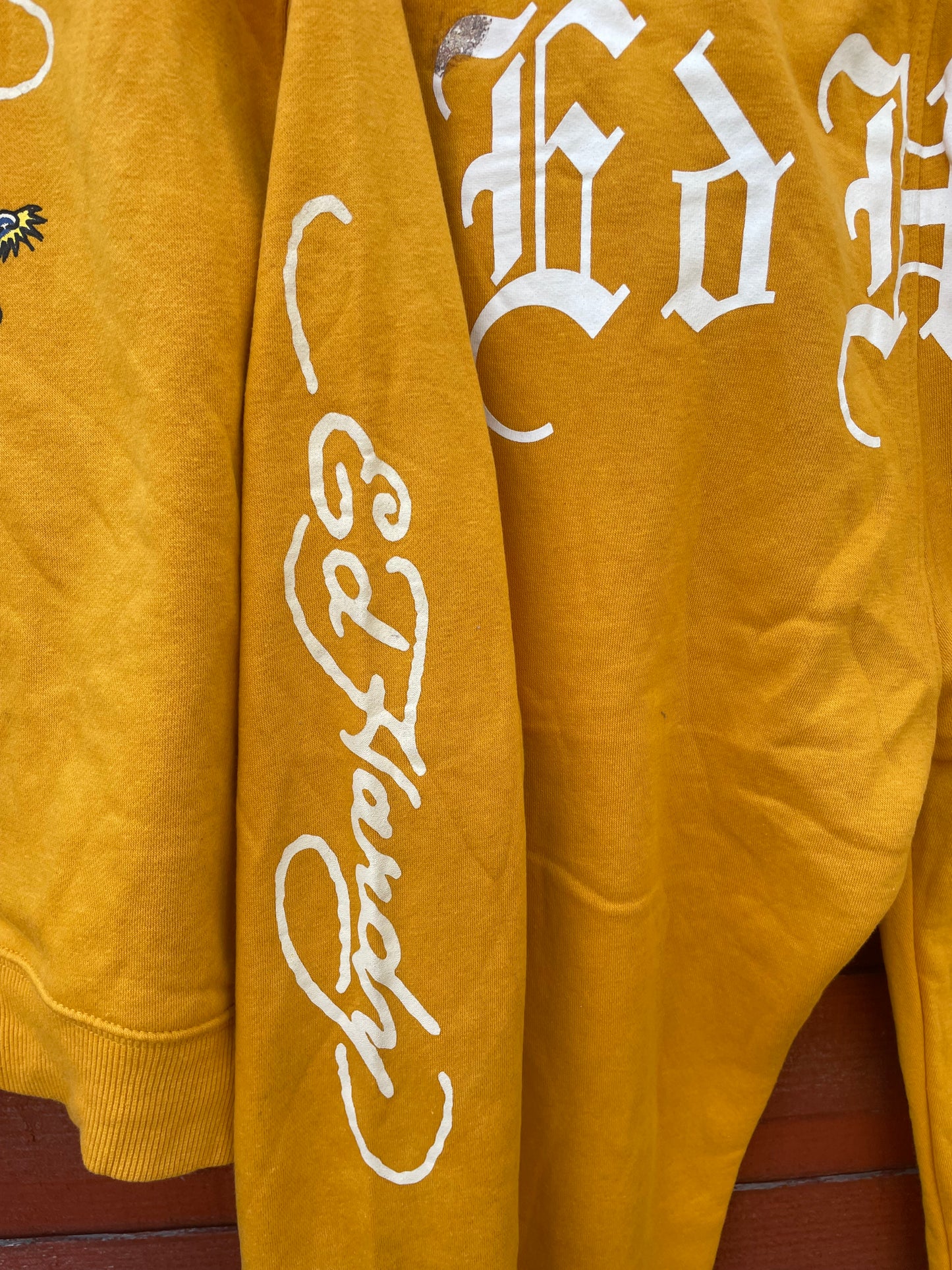Ed Hardy y2k yellow skull/Snakes tracksuit xl