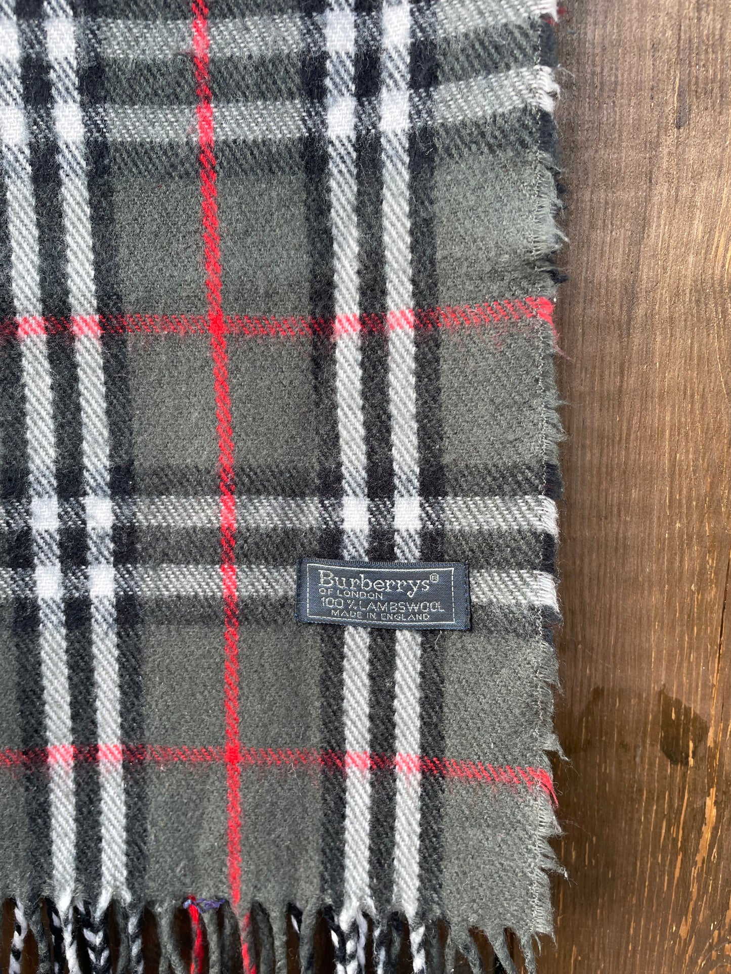 00s Burberry Nova Check lambswool Scarf