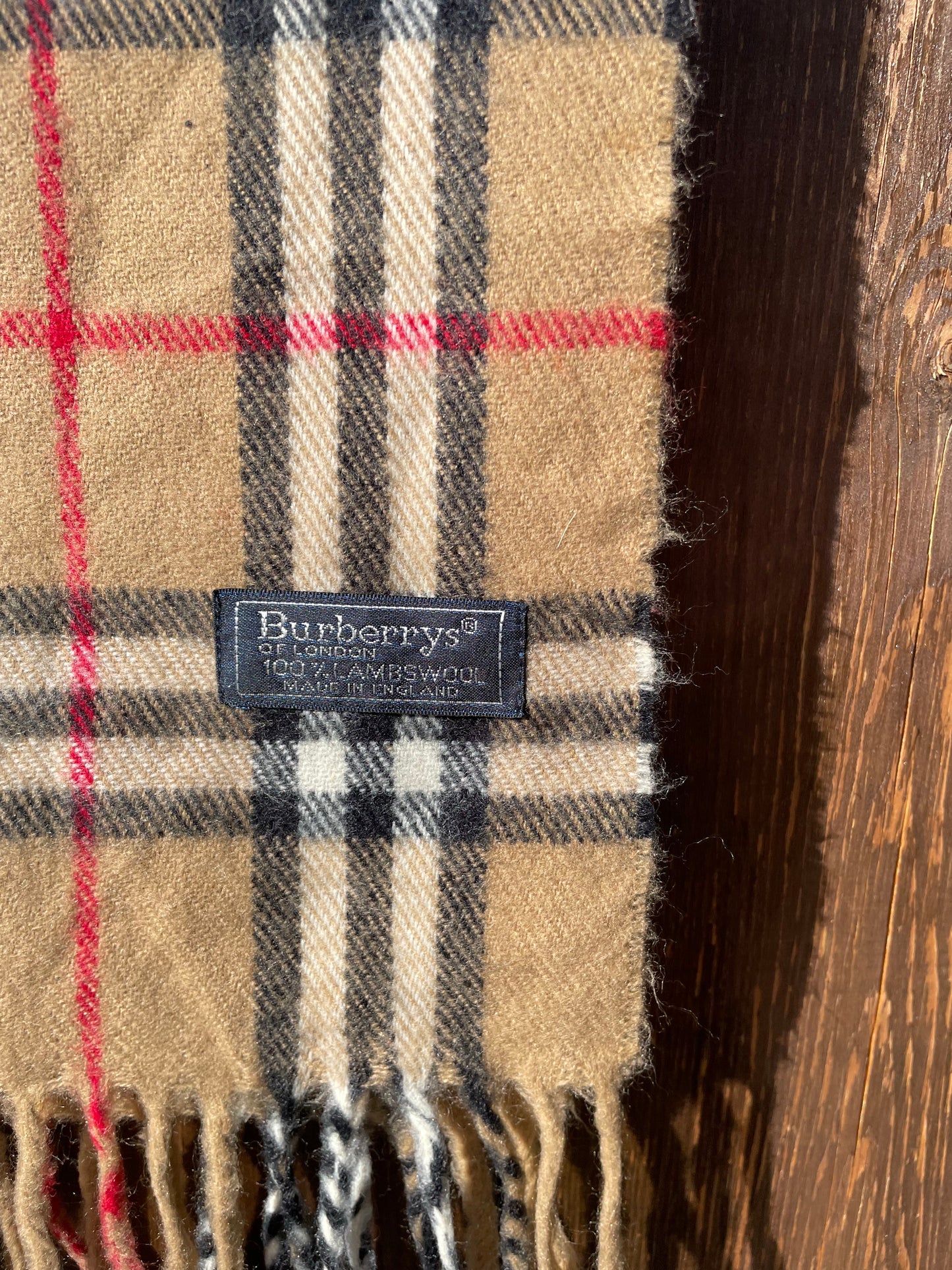 3x Burberry Nova Check lambswool scarf