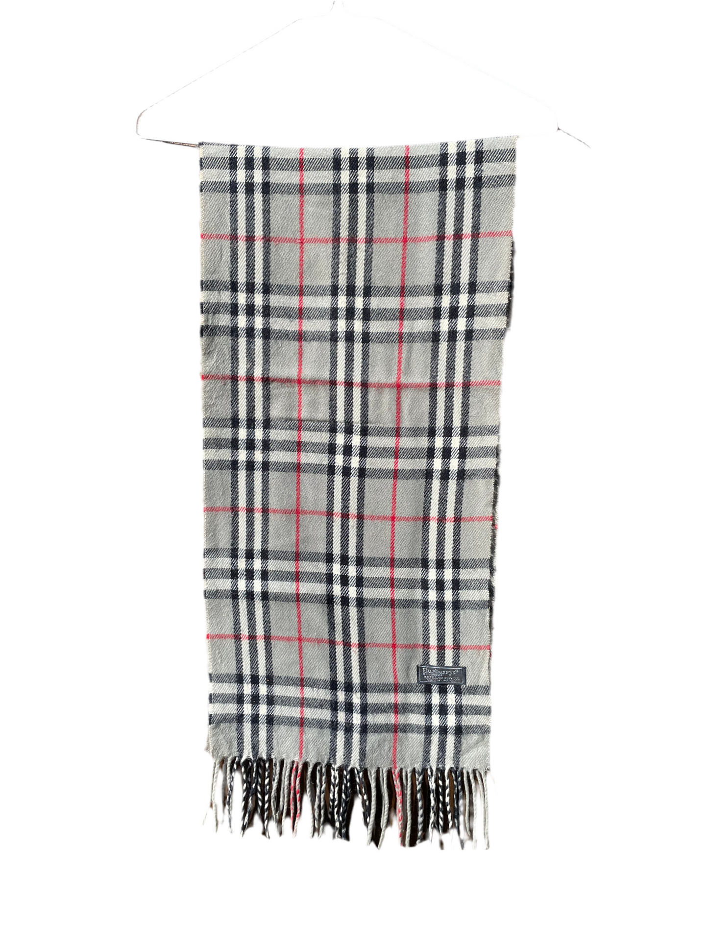 00s Burberry Nova Check lambswool Scarf