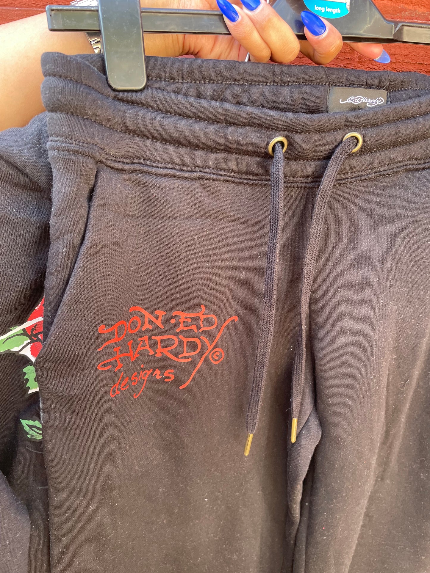 Ed Hardy y2k Black skull/Tiger tattoo tracksuit NWOT Medium