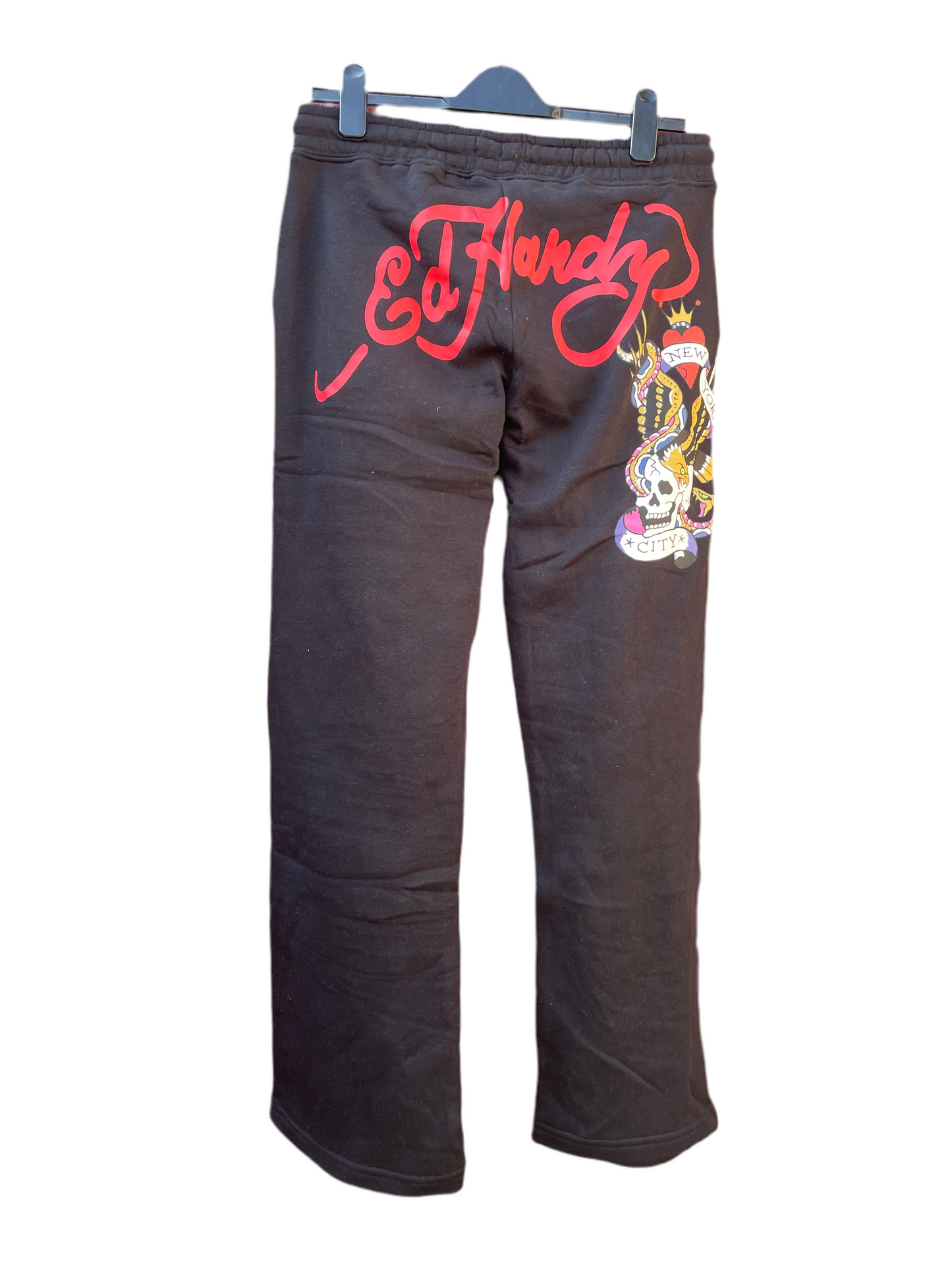 Ed Hardy y2k Black skull/Tiger tattoo tracksuit NWOT Medium