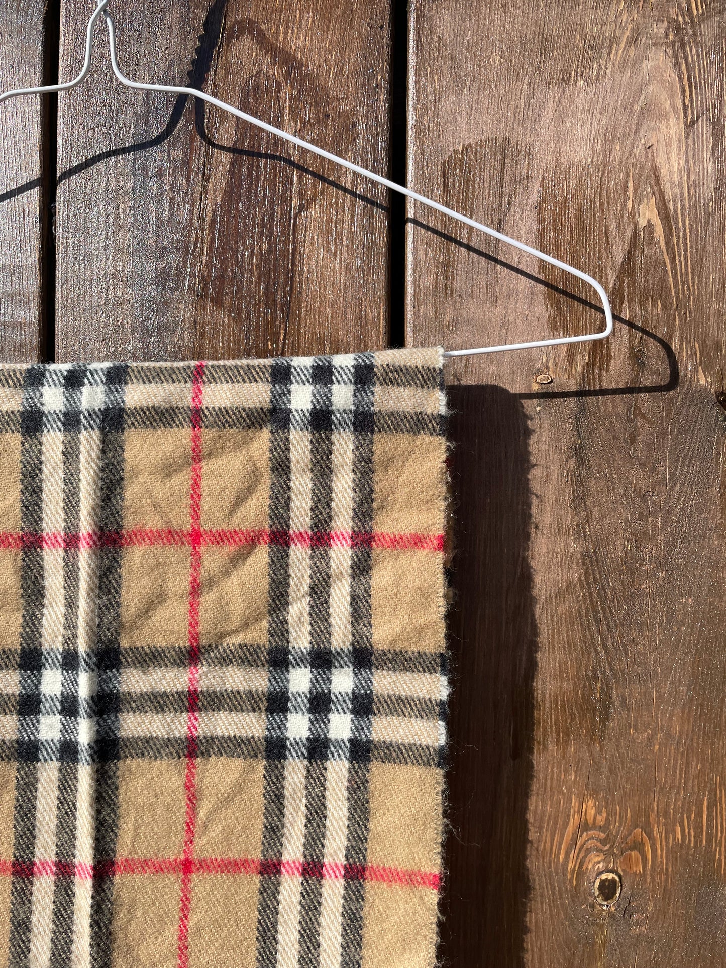 3x Burberry Nova Check lambswool scarf