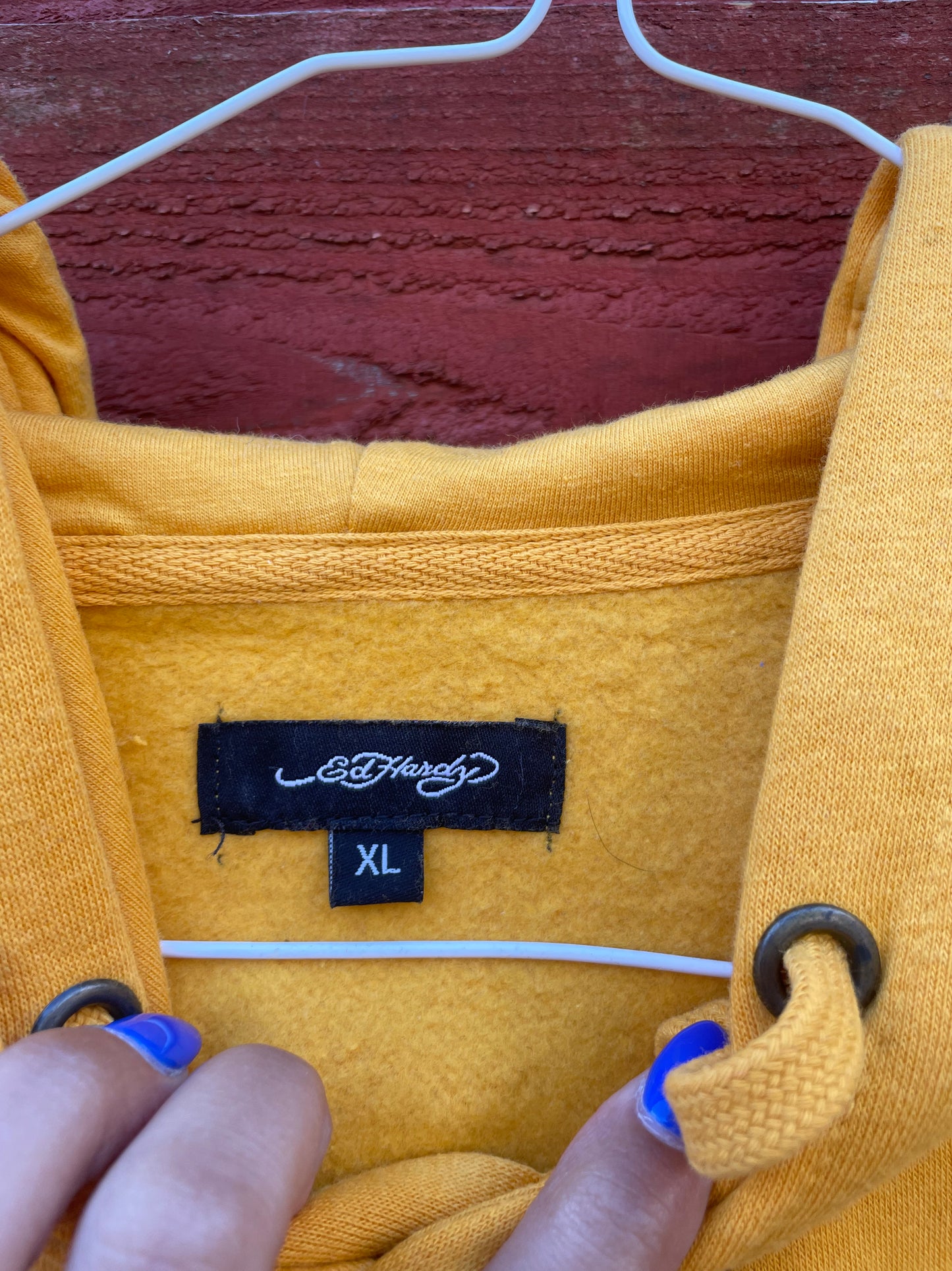 Ed Hardy y2k yellow skull/Snakes tracksuit xl