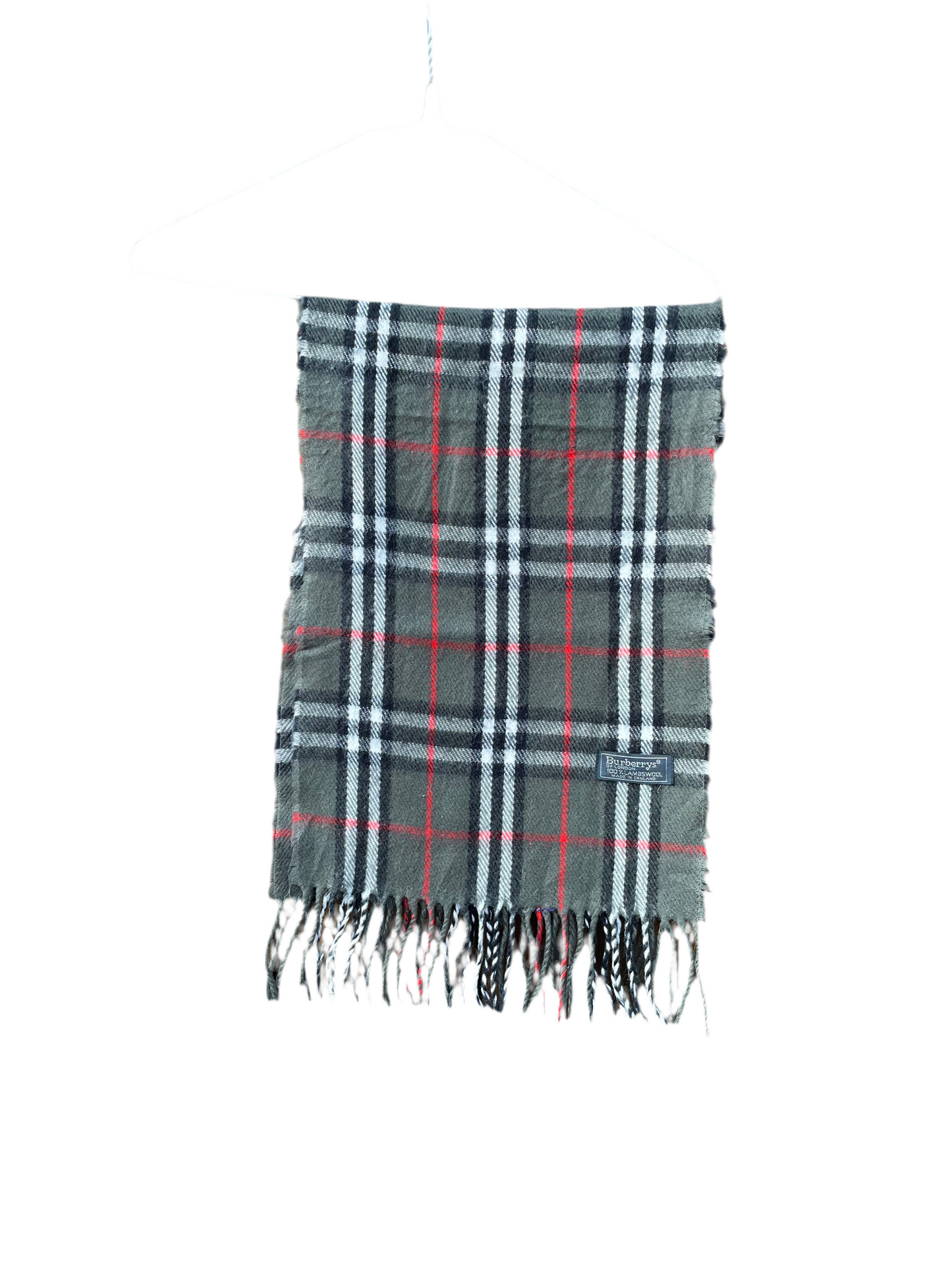 00s Burberry Nova Check lambswool Scarf