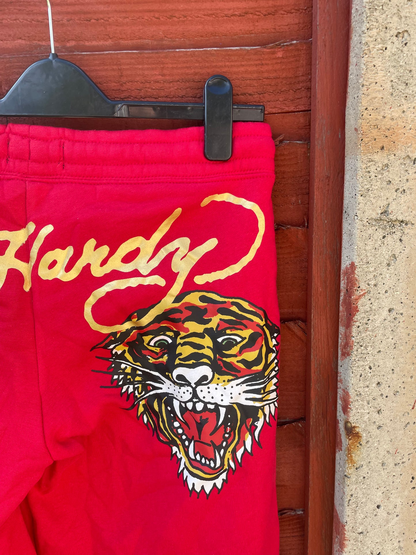 Ed Hardy y2k red love and roses/Tiger tattoo tracksuit NWOT