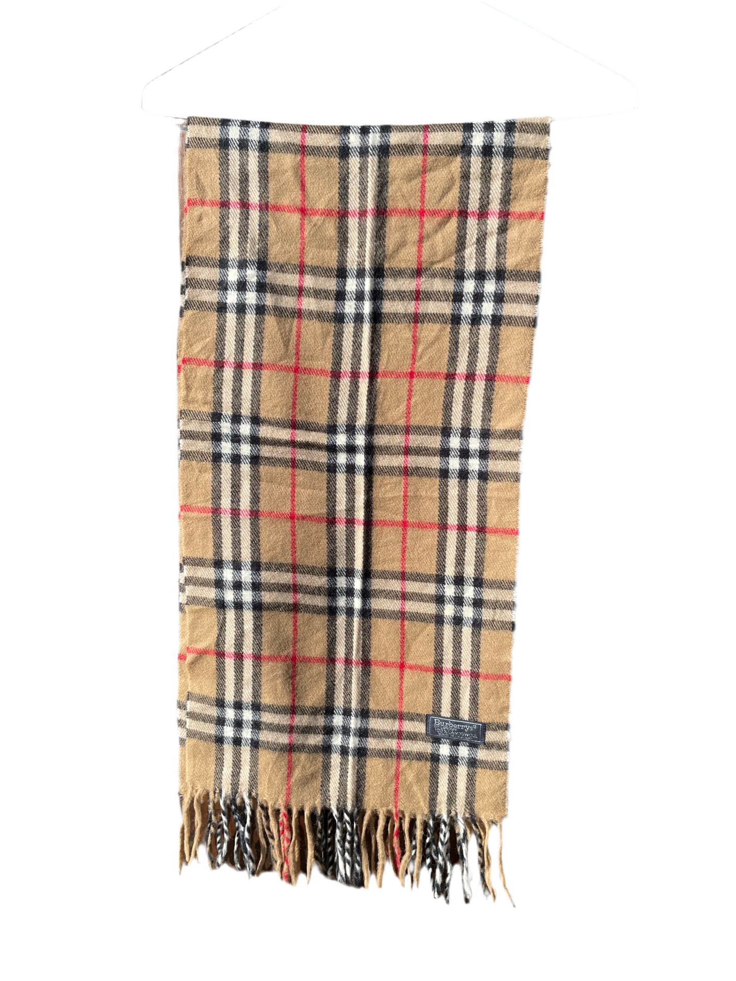 3x Burberry Nova Check lambswool scarf