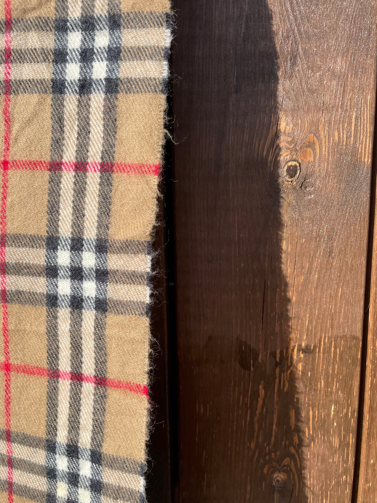 3x Burberry Nova Check lambswool scarf