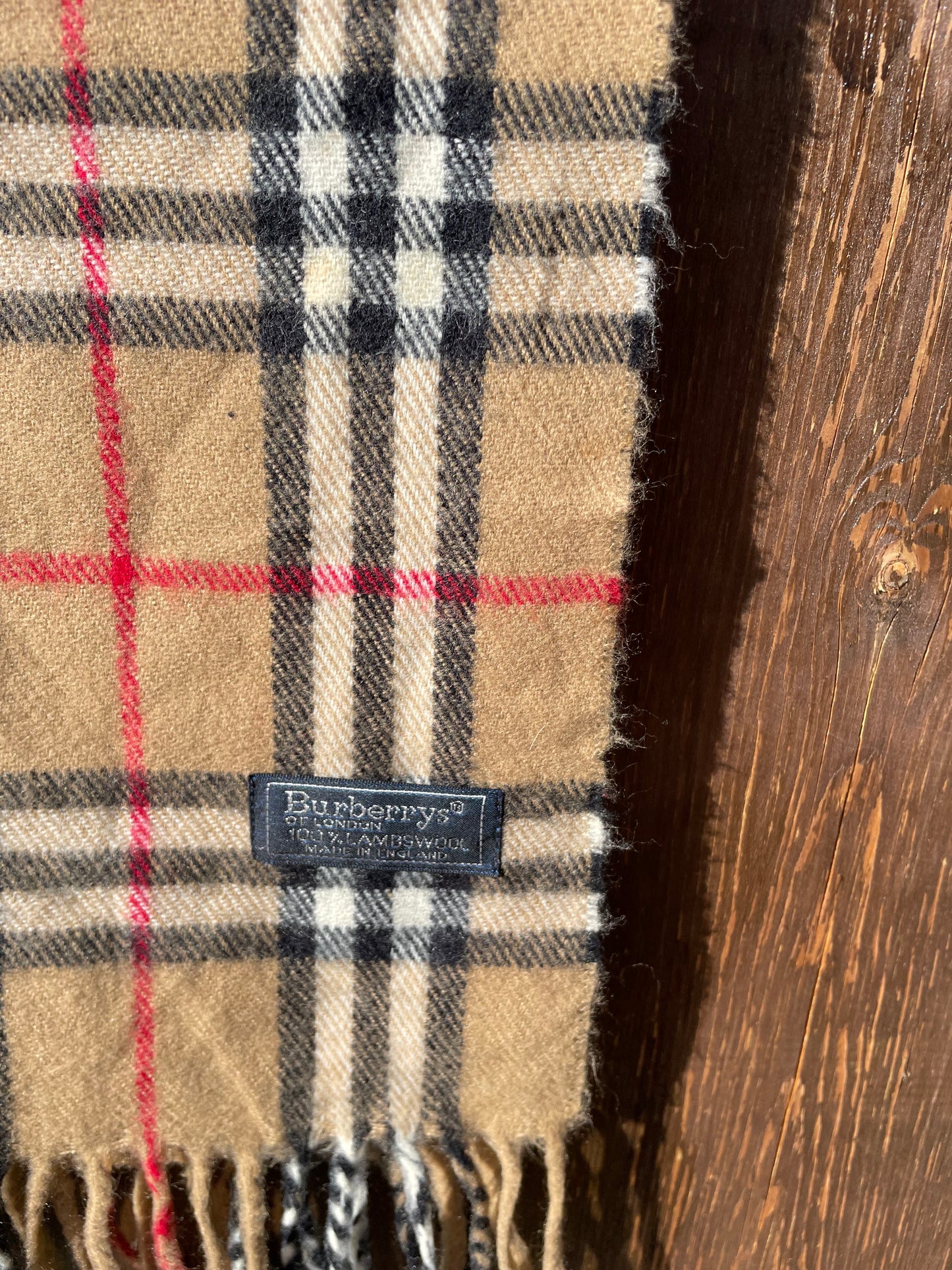 3x Burberry Nova Check lambswool scarf