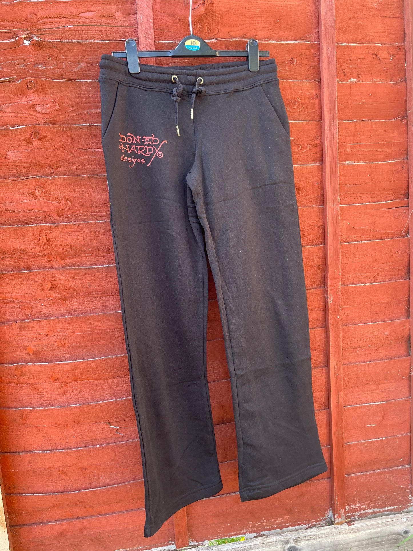 Ed Hardy y2k Black skull/Tiger tattoo tracksuit NWOT Medium