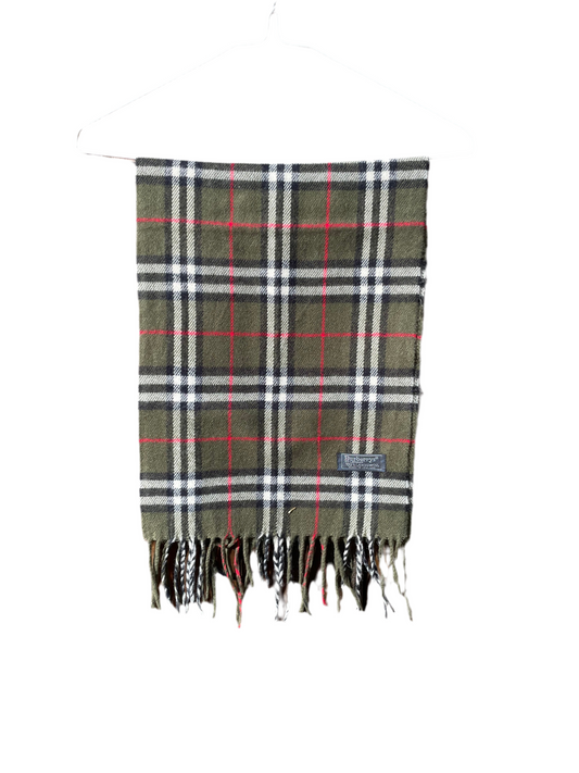 00s Burberry Nova Check lambswool Scarf
