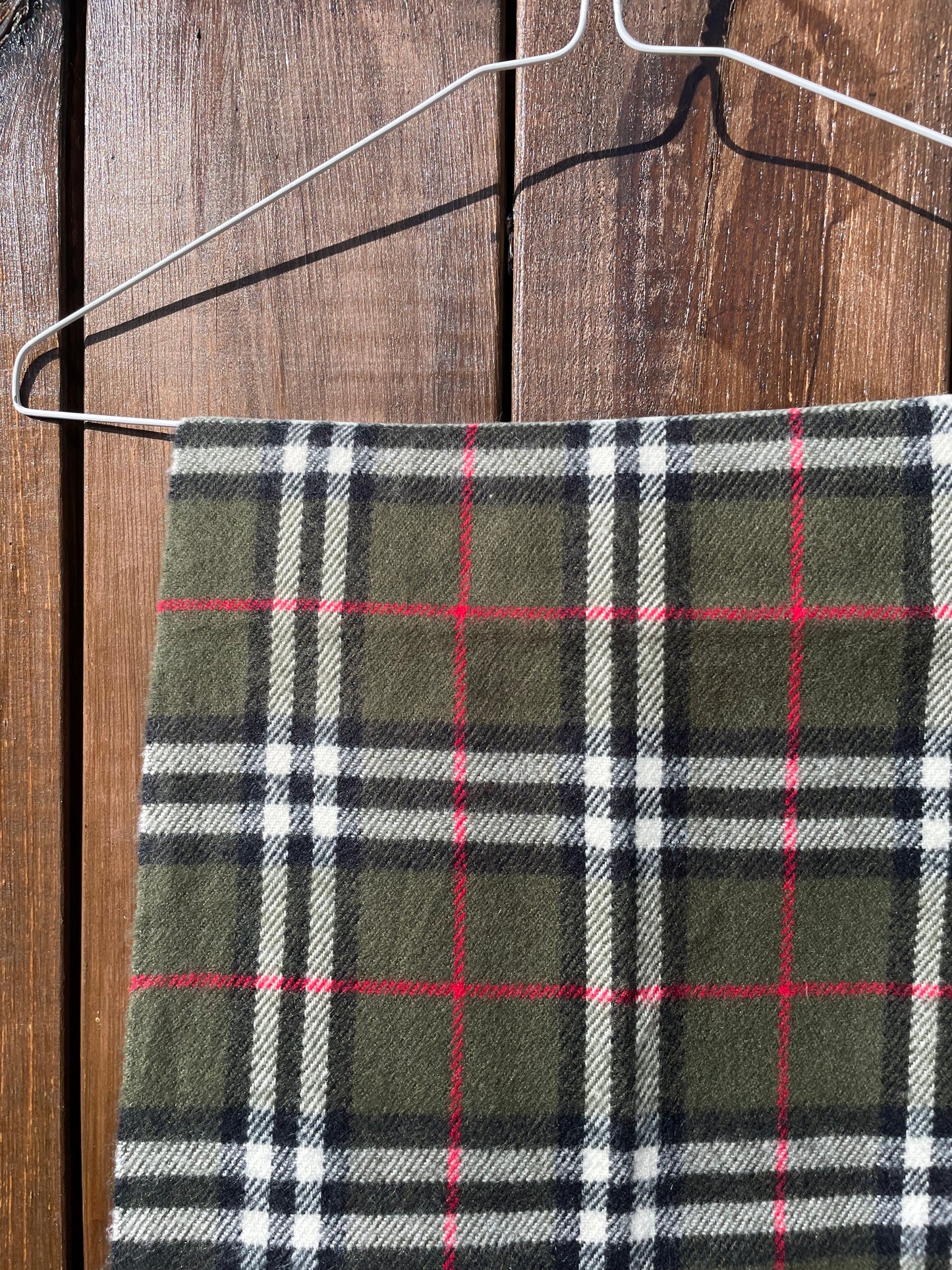 00s Burberry Nova Check lambswool Scarf
