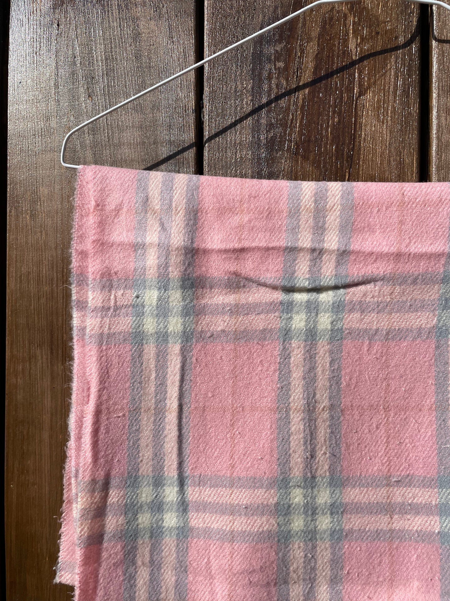 00s Burberry Nova Check Cashmere Scarf