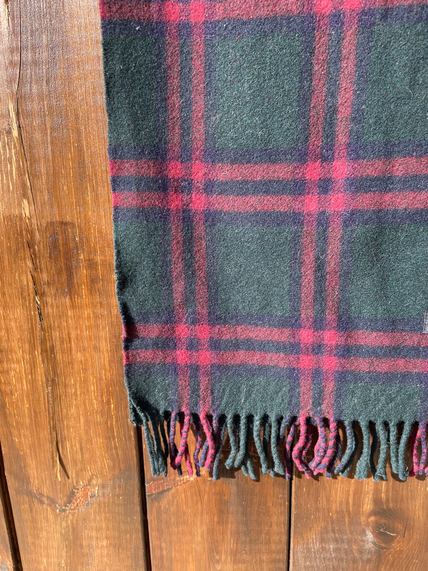 00s Burberry Nova Check lambswool Scarf