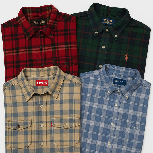 Checked button up shirt bundle
