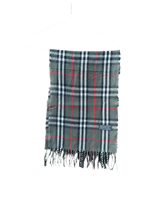 00s Burberry Nova Check lambswool Scarf