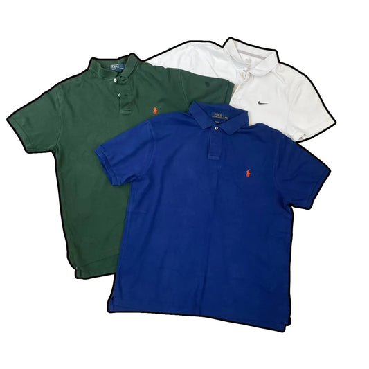 10x branded polo shirts