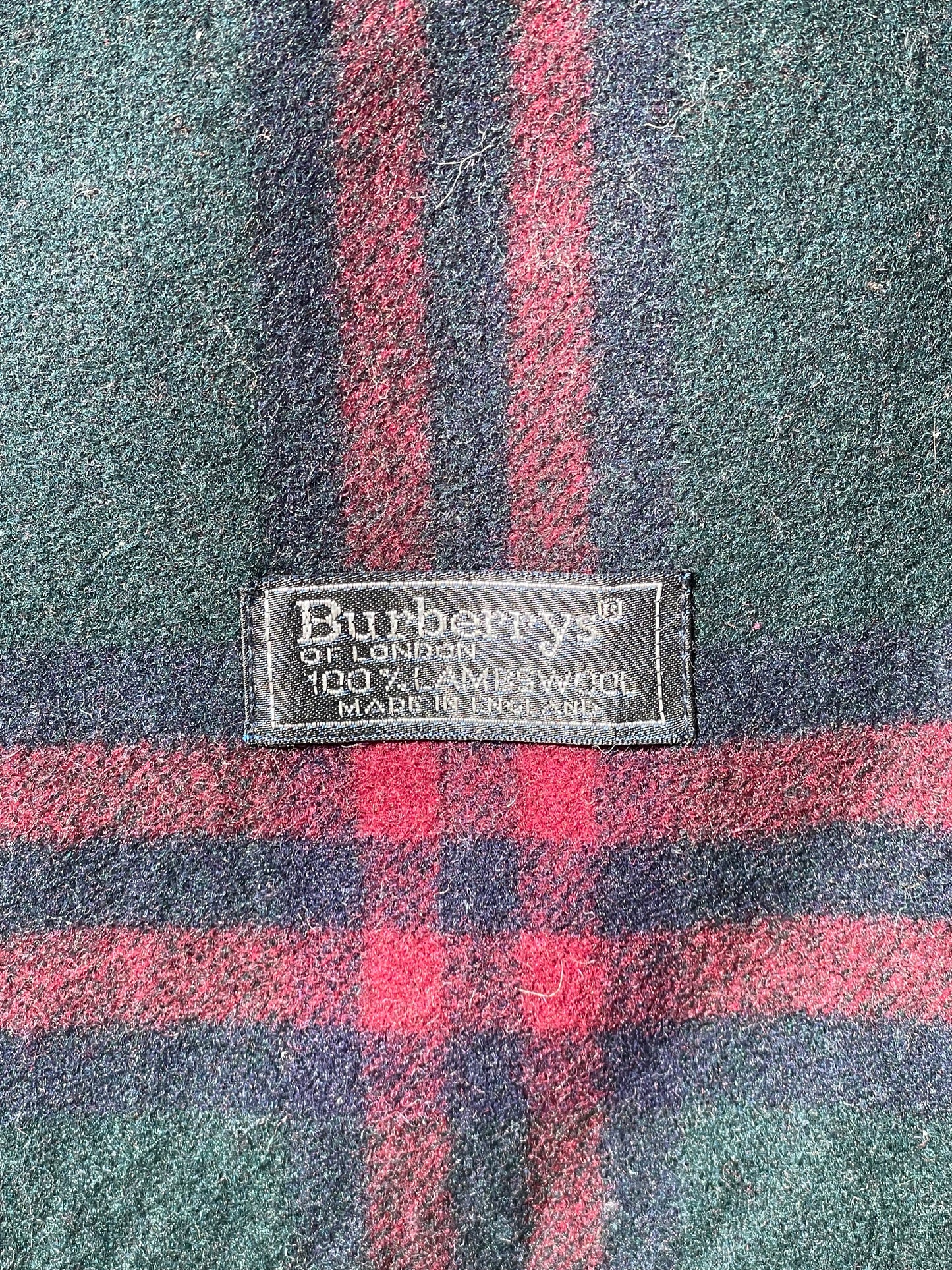00s Burberry Nova Check lambswool Scarf