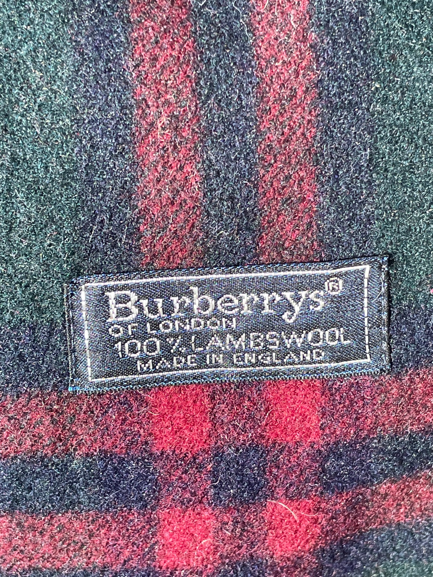 00s Burberry Nova Check lambswool Scarf